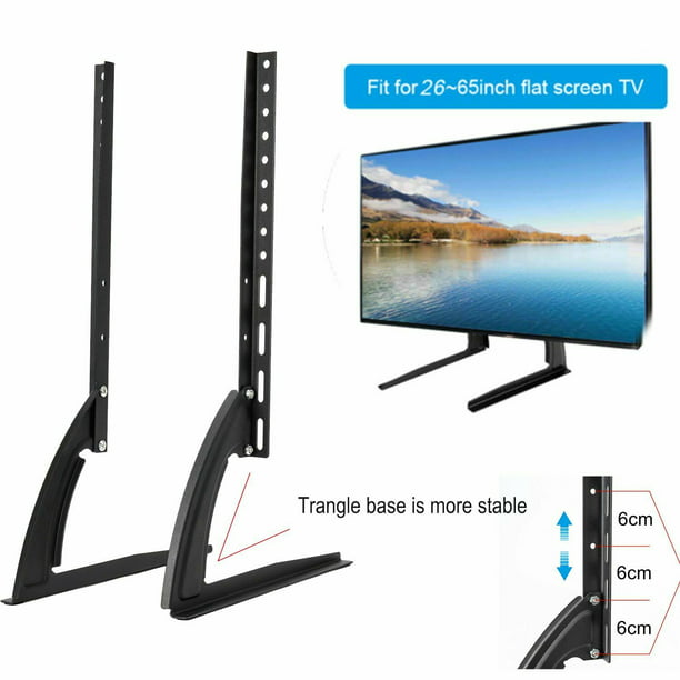 26"-65" Universal Flat Screen TV Stand Base Tabletop VESA Pedestal Mount LCD LED 